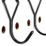 Steel Pegboard Hooks 50-Pack Black 1in J-Hook by Right Arrange Duty-0