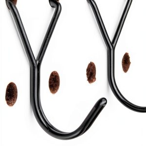 Steel Pegboard Hooks 50-Pack Black 1in J-Hook by Right Arrange Duty-0