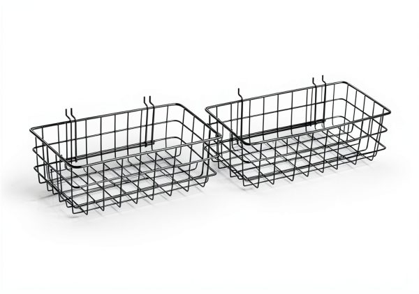 Pegboard Baskets Hooks Set NOEAIKE 4 Pack Organizer for Garage-1