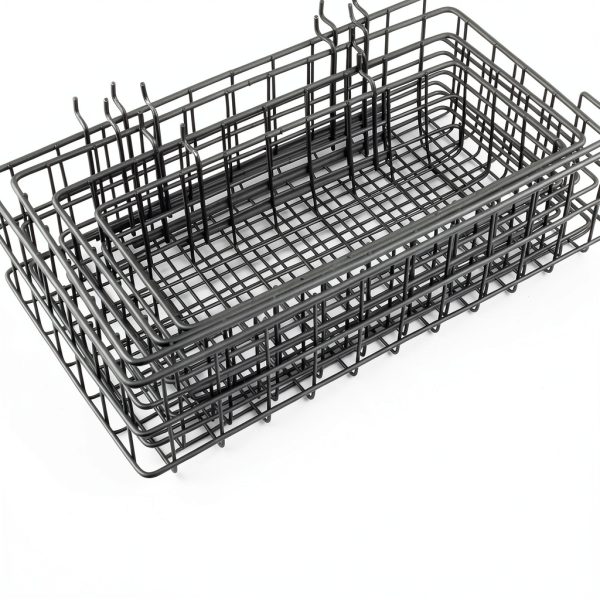 Pegboard Baskets Hooks Set NOEAIKE 4 Pack Organizer for Garage-4