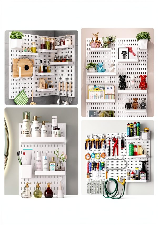 Pegboard Wall Organizer Tuzau with 2 Boards and 13 Accessories-6