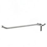 Presa Heavy Duty Metal Peg Board Shelving Hooks 8 Inch Chrome 50 Pack-0