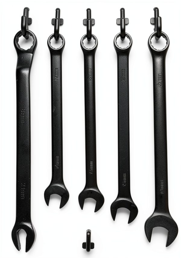 Pegboard Hooks Colorstorm 100PK Black Metal J-Hook Set Easy-Install-3