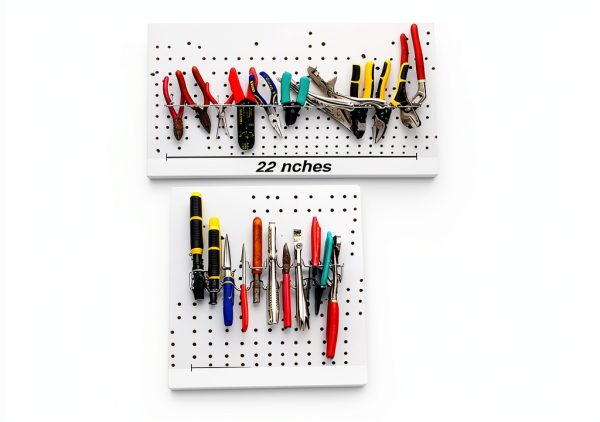 Pegboard Pliers Holder Right Arrange Zinc Plated Steel Holds 11 Pairs-1