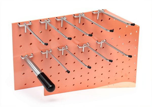 HUHOLE 2 Inch Pegboard Hooks 50 Pack Silver Wall Storage Organizer for-4