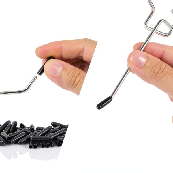 4 inch Pegboard Hooks 25 Pack Silver for Garage Shop Office-2