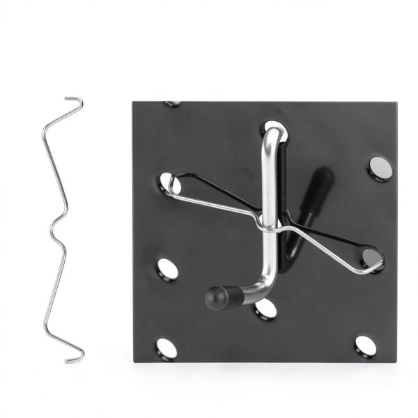 Pegboard Hooks HORUSDY 150PCS Assortment Kit Chrome Heavy Duty-8