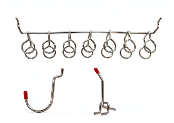 Pegboard Hooks Set 114pcs NAVSEEK Metal Lockable Organizer for Tools-1