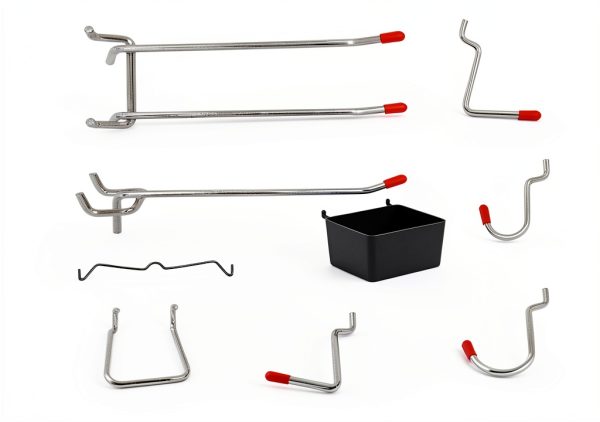 Pegboard Hooks Set 114pcs NAVSEEK Metal Lockable Organizer for Tools-2
