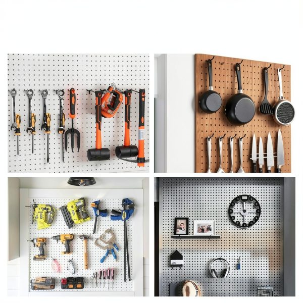 Pegboard Hooks ELEAD 66-Piece Thick 2 4 6 Inch Heavy Duty Organizer-6