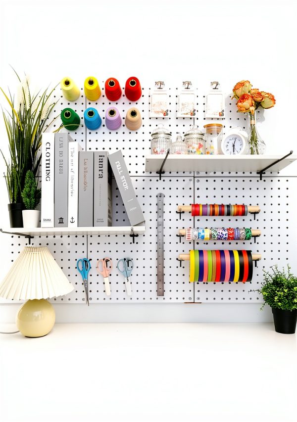 Black Pegboard Hooks HUHOLE 12 Inch Heavy Duty 25PC Set-5