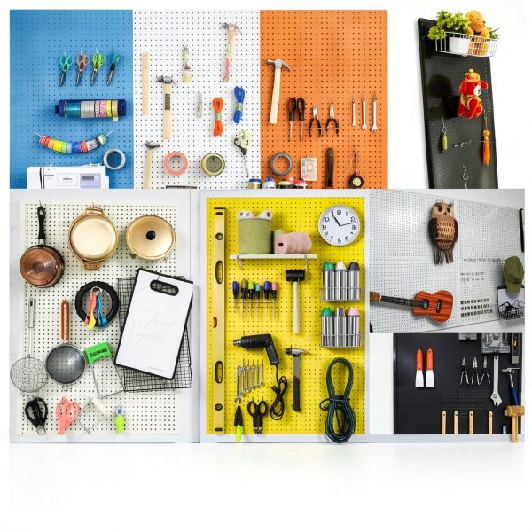 Pegboard Hooks HORUSDY 150PCS Assortment Kit Chrome Heavy Duty-6