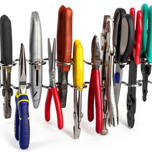 Pegboard Pliers Holder Right Arrange Zinc Plated Steel Holds 11 Pairs-0